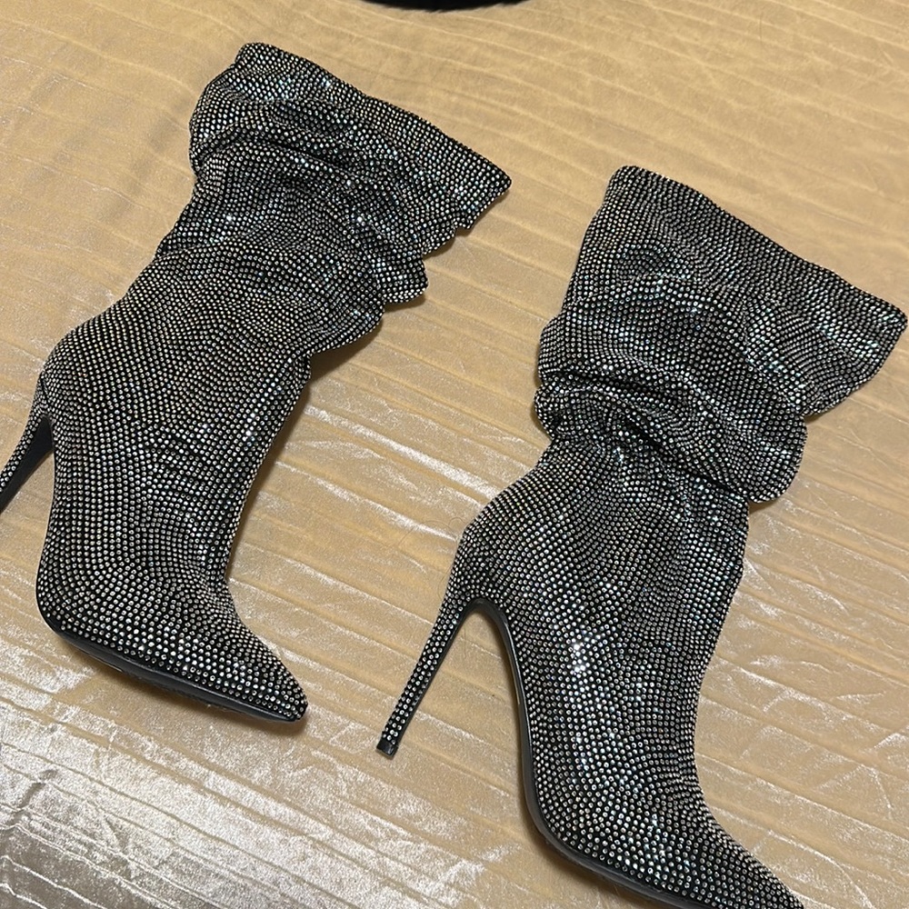 Rhinestone boots